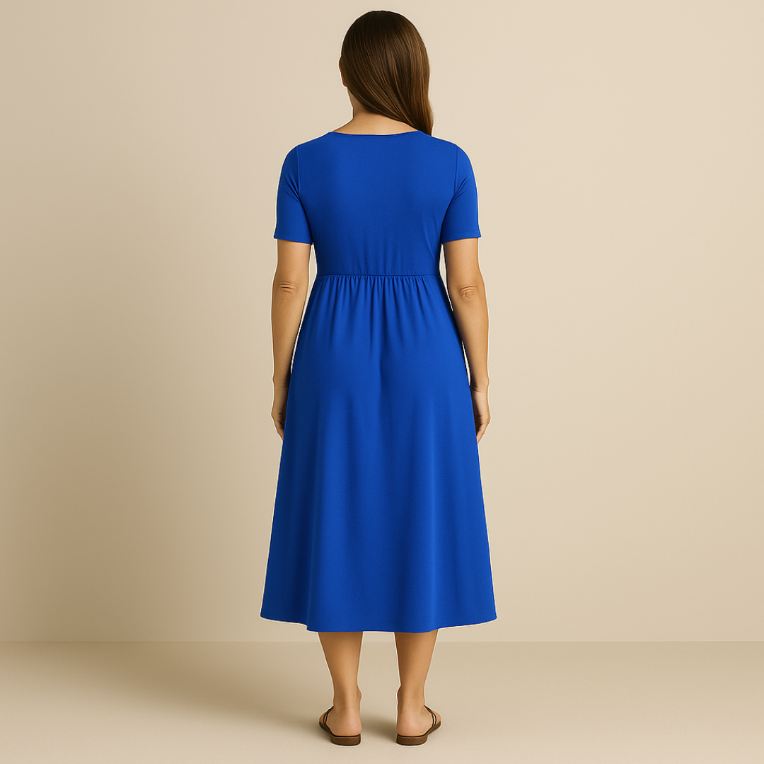 Mira Short-Sleeve Dress