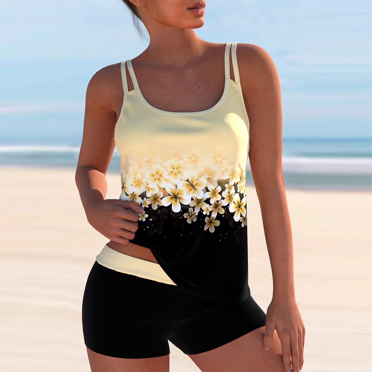 Lena | Summer Blossom Swimsuit