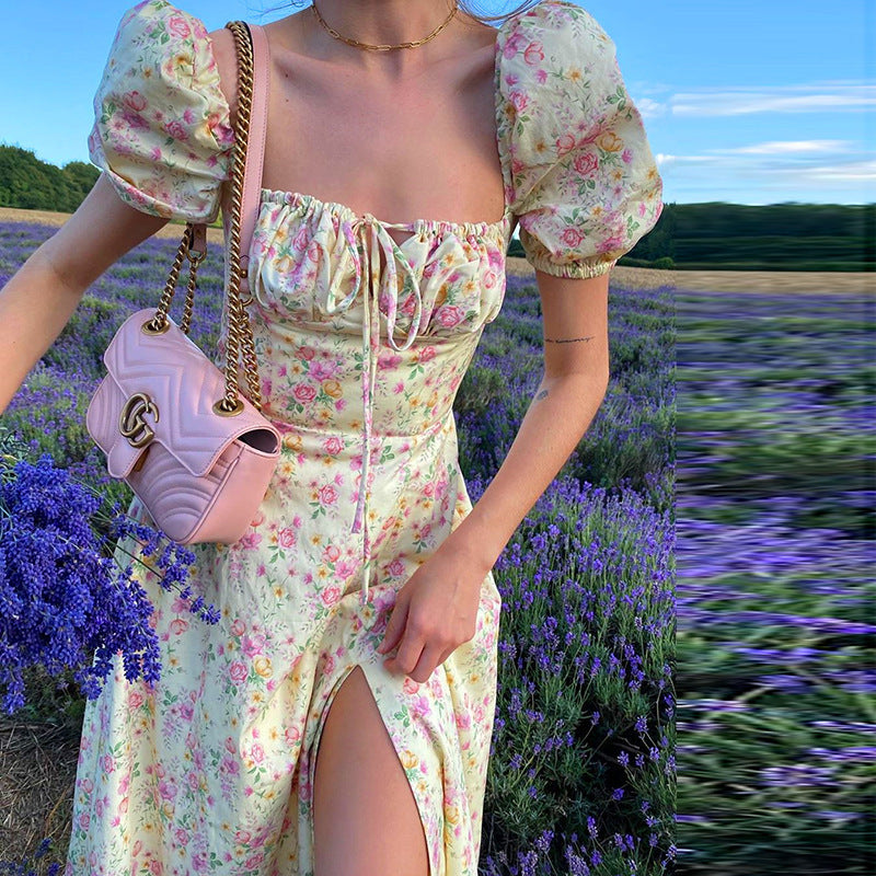 Summer Dress with Floral Print