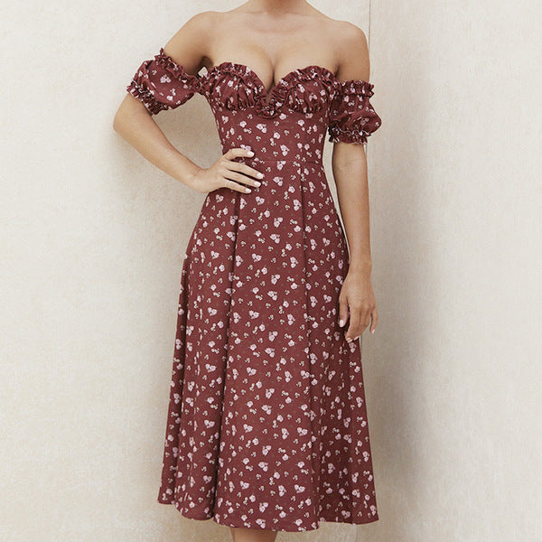 Summer Dress with Floral Print
