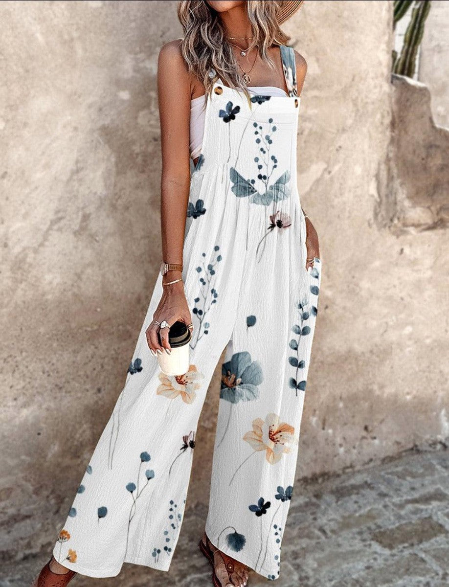 Apolline | Ivory Floral Overall