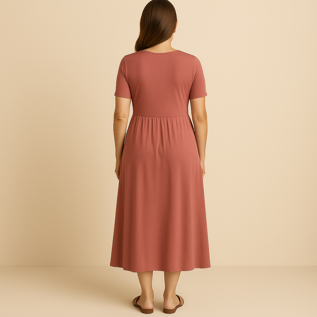 Mira Short-Sleeve Dress