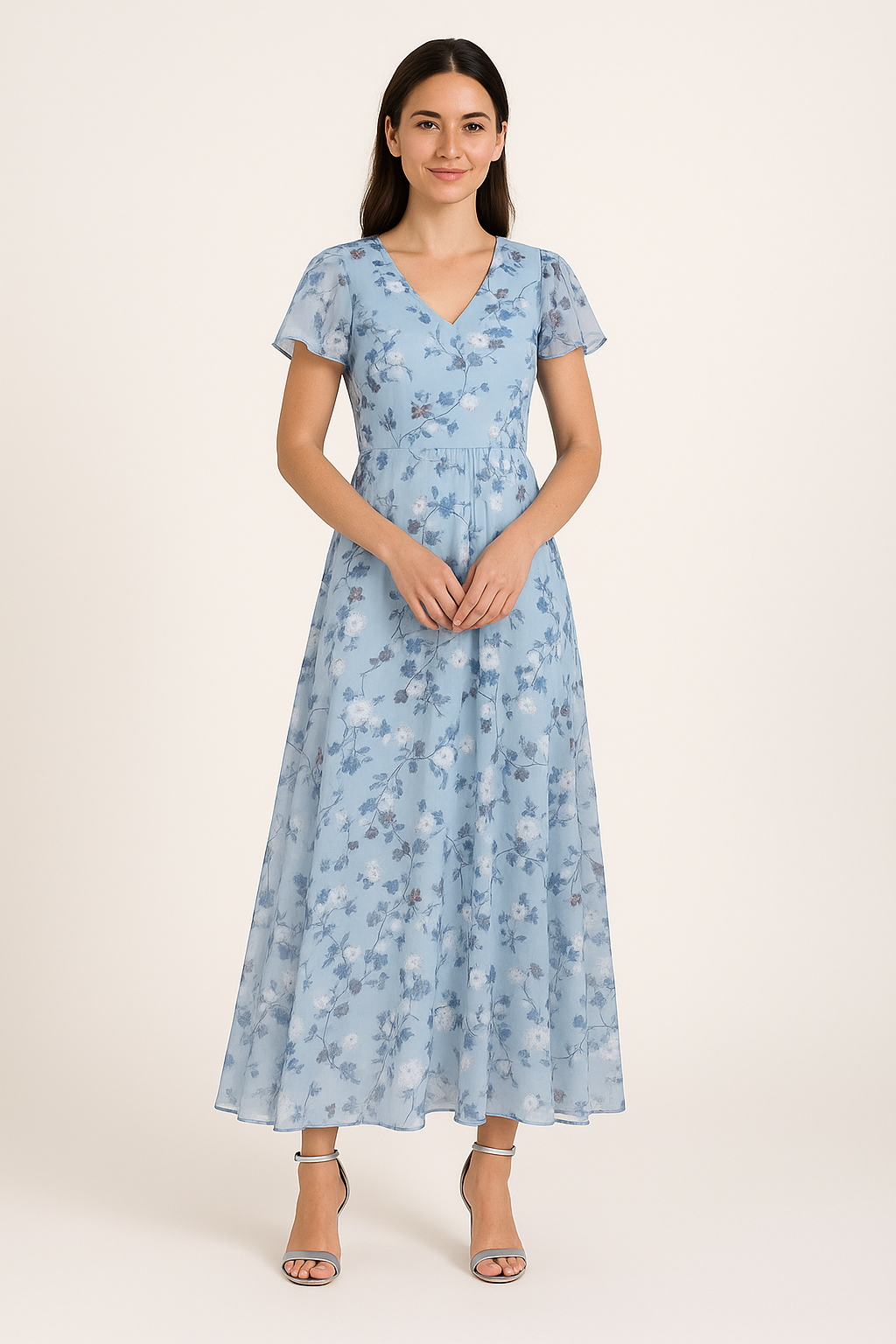 SOHO | Breathable Women's Midi Dress Elegant for Summer