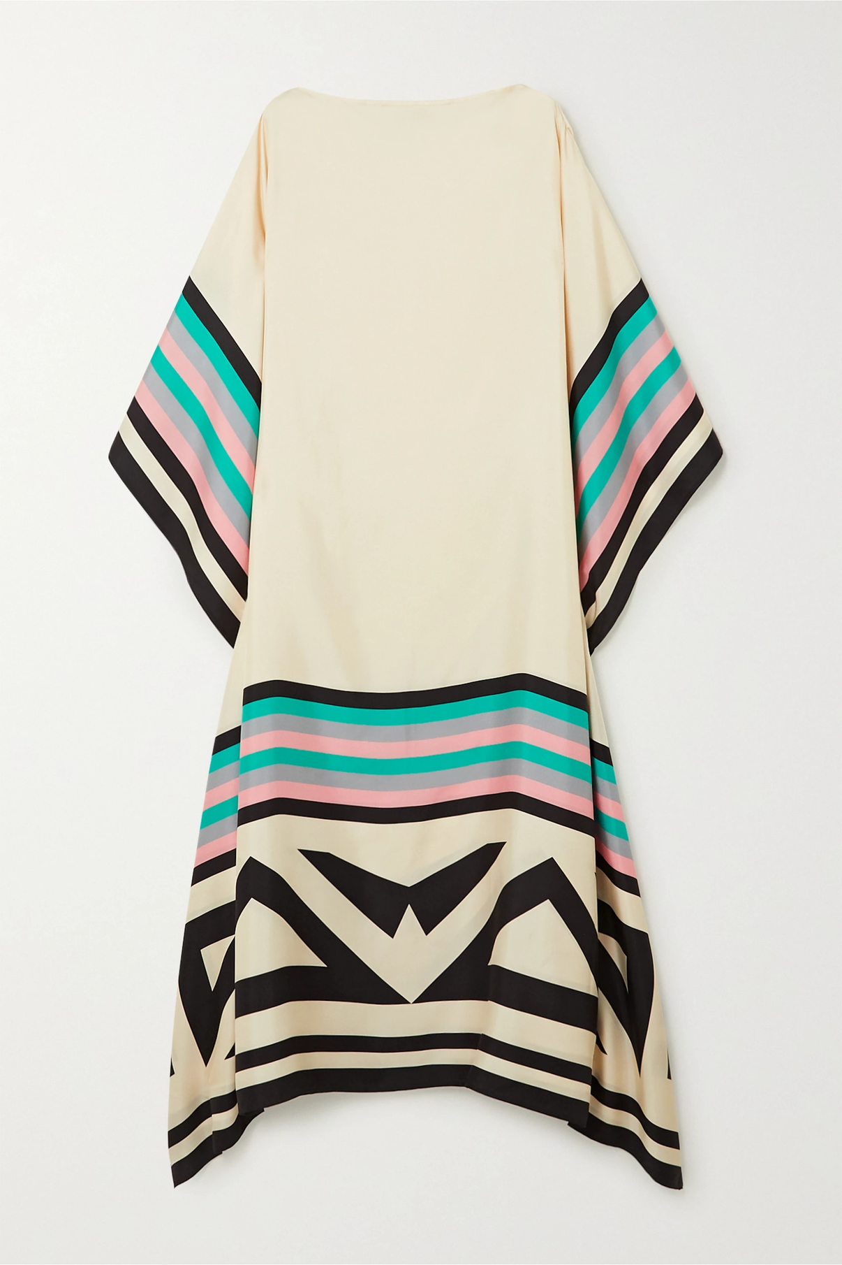 Susan Striped Patchwork Dress with Print