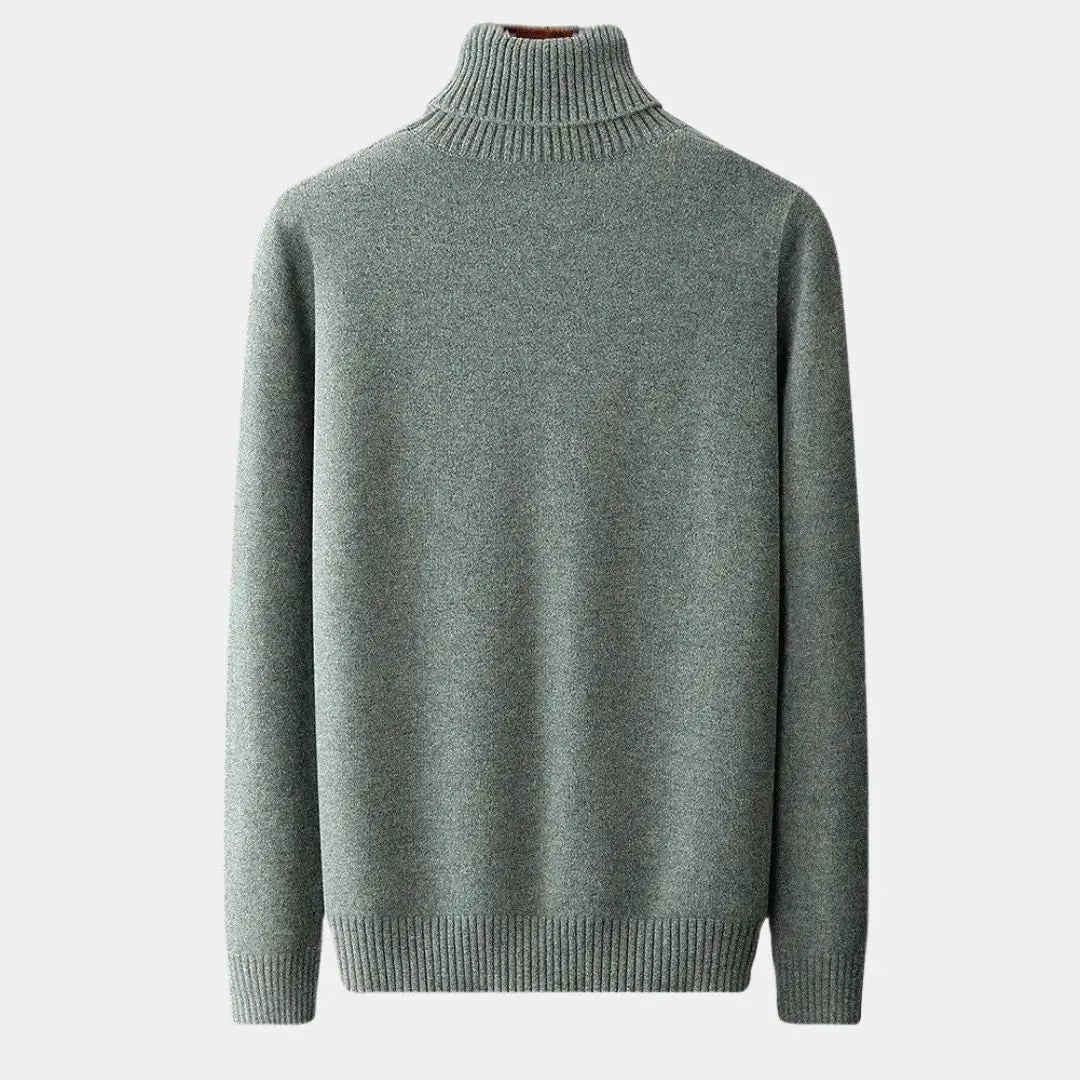 Turtleneck Sweater Made of 100% Merino Wool