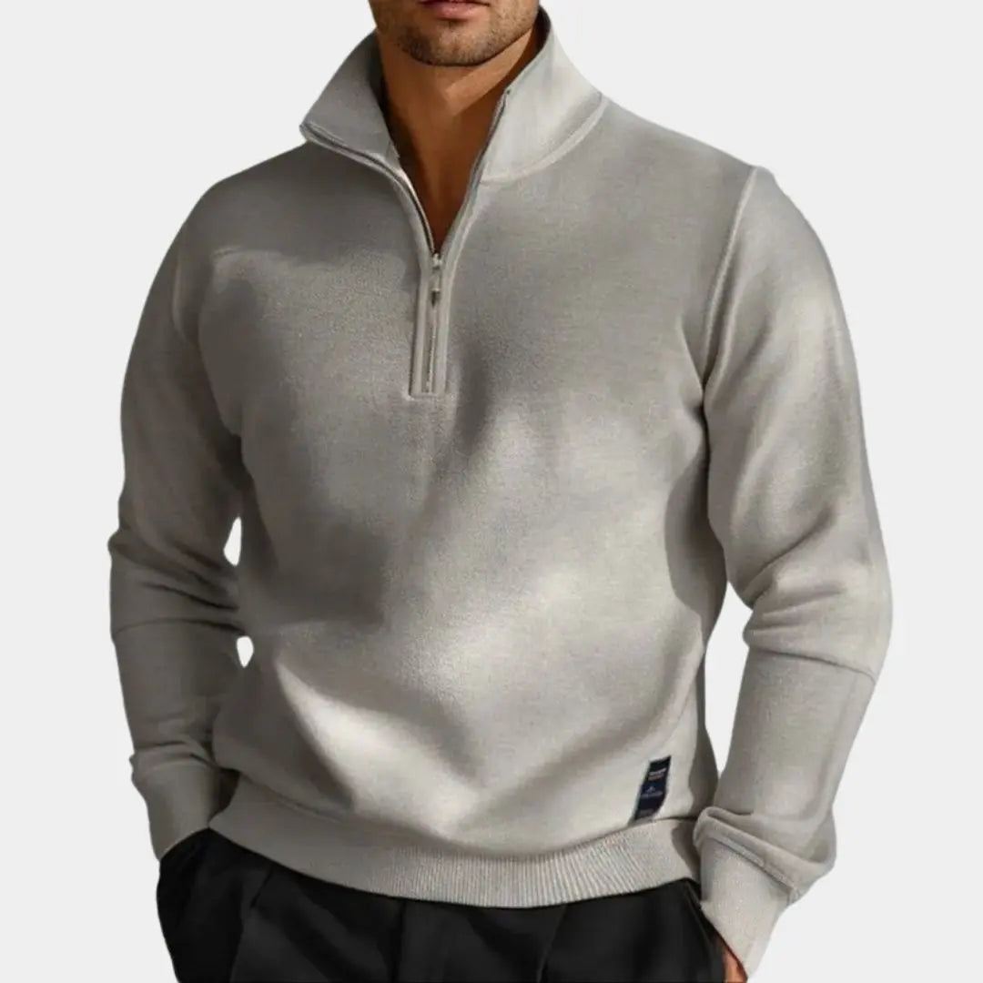 Half-Zip Knit Sweater