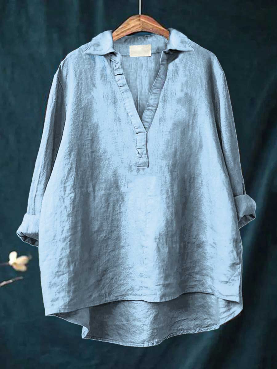 Andrea™ - Linen Blouse