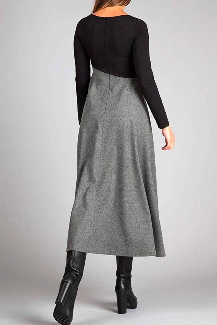 Paola | Maxi Dress with Long Sleeves
