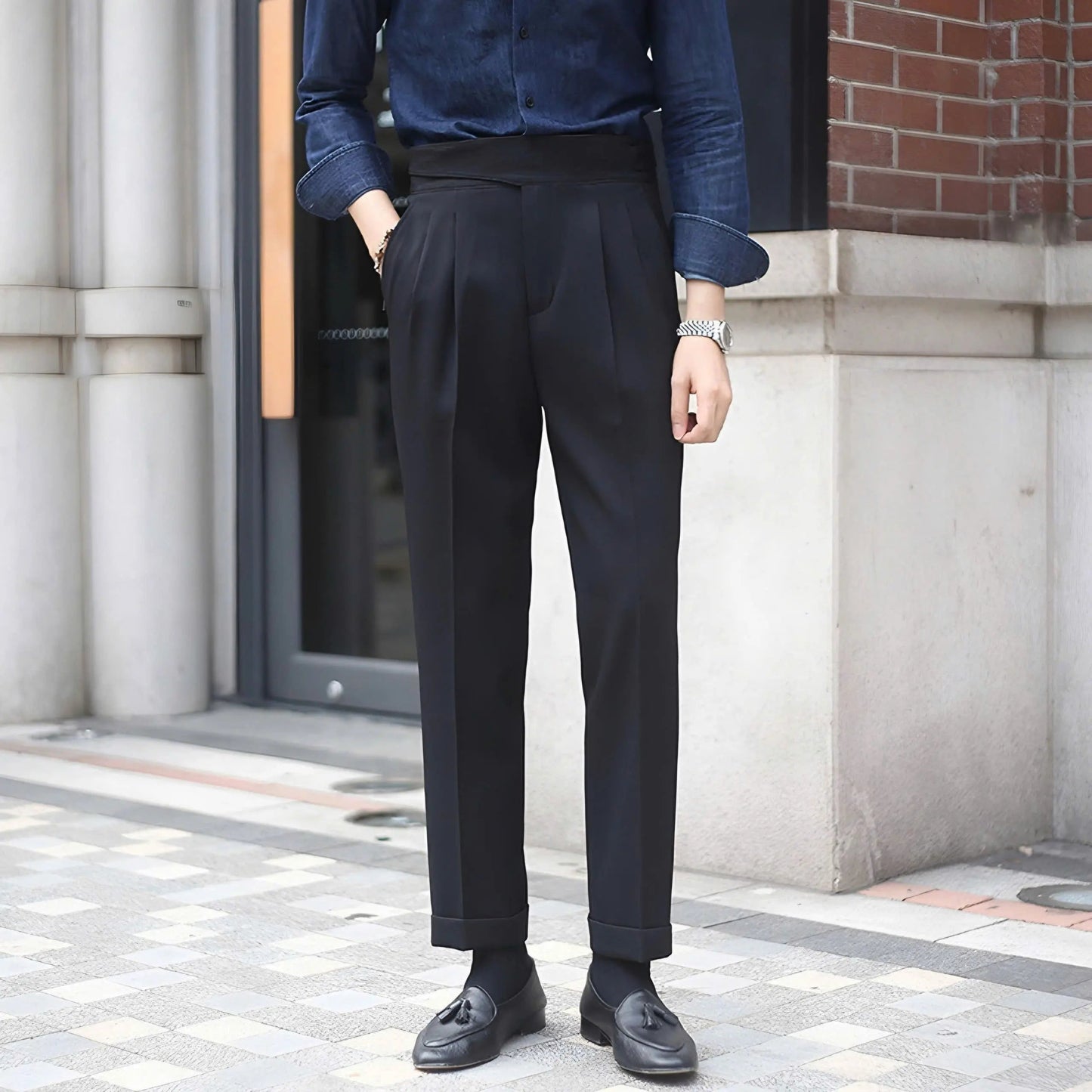 Elegant Cord Trousers