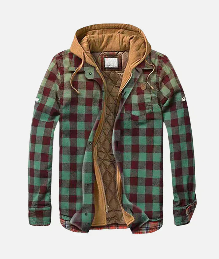 Alain – Patchwork Checkered Jacket