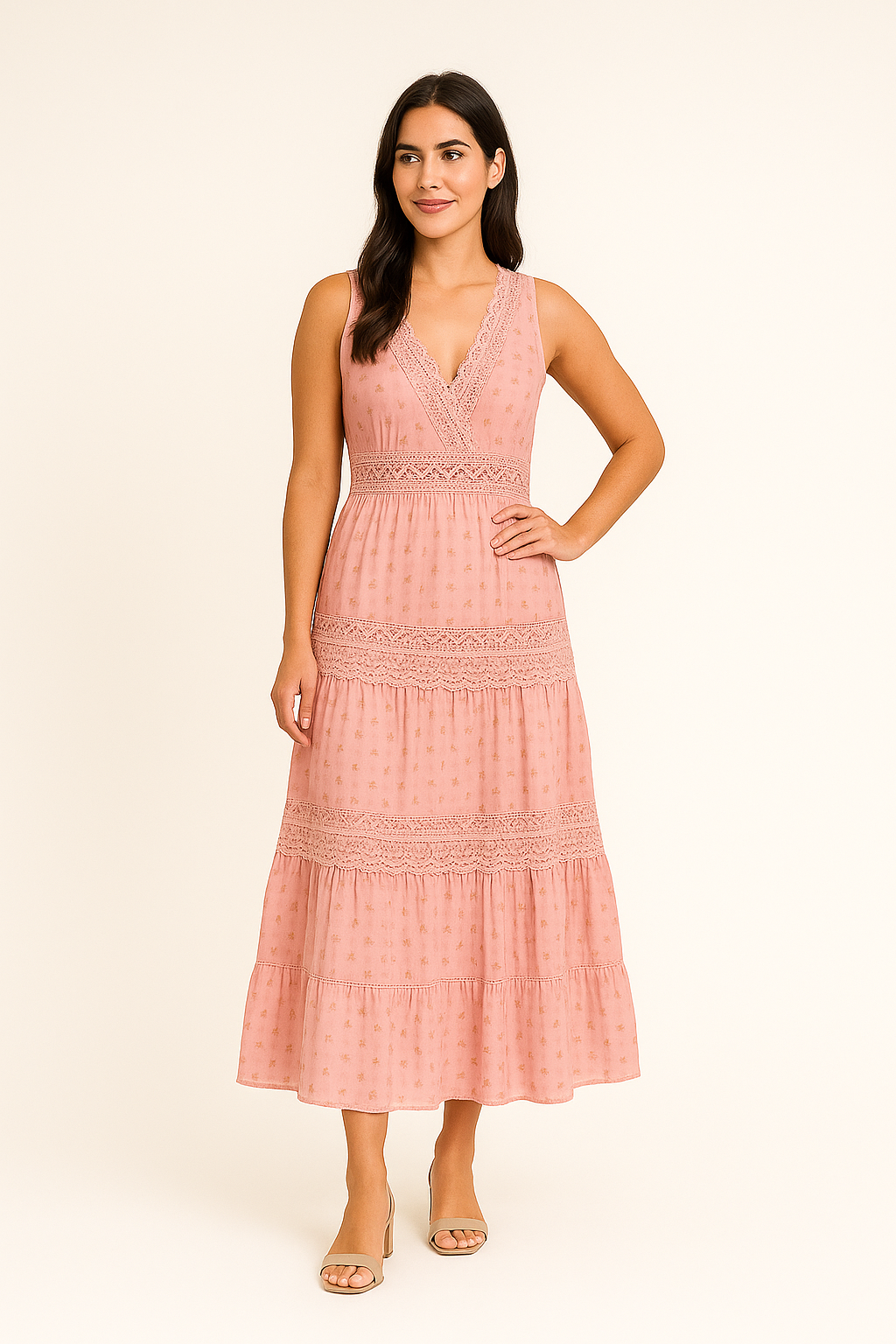 SOHO | Festive Women's Boho Maxi Dress Airy & Light
