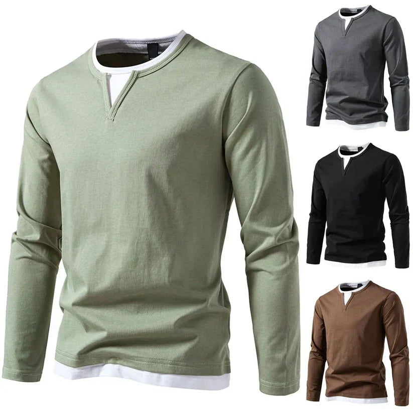 Wide View Men's Long Sleeve Shirt