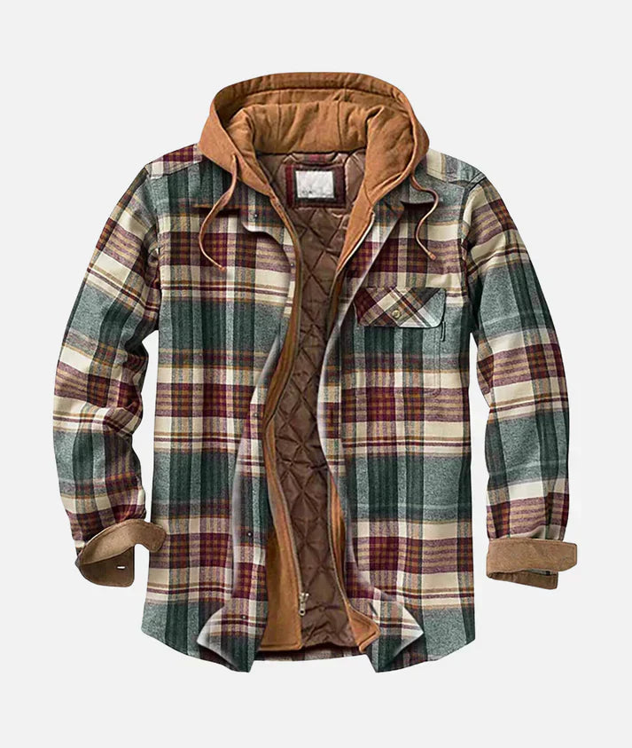 Alain – Patchwork Checkered Jacket