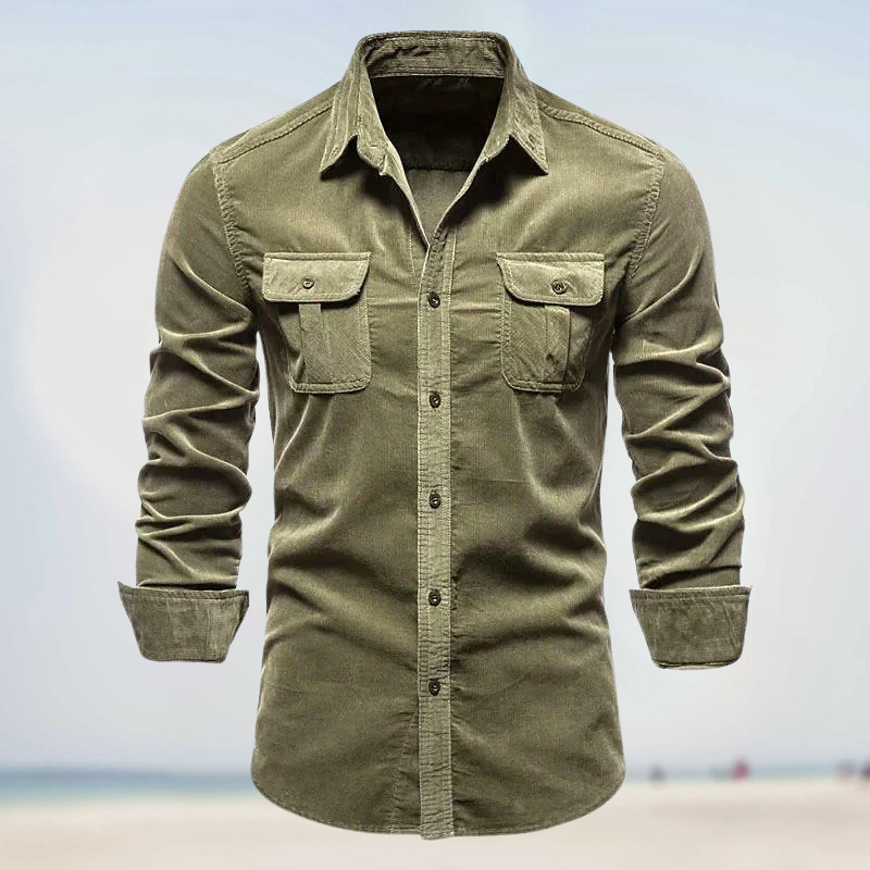 Earth Tone Cord Shirt