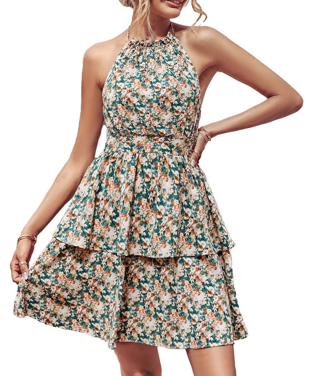 Summer Dress with Ruffles