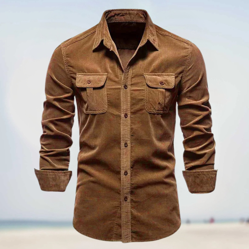 Earth Tone Cord Shirt