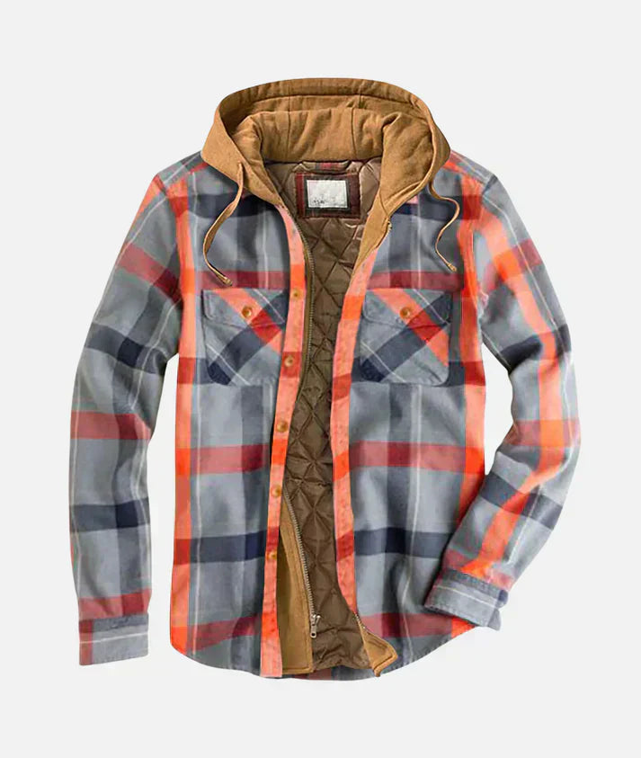Alain – Patchwork Checkered Jacket