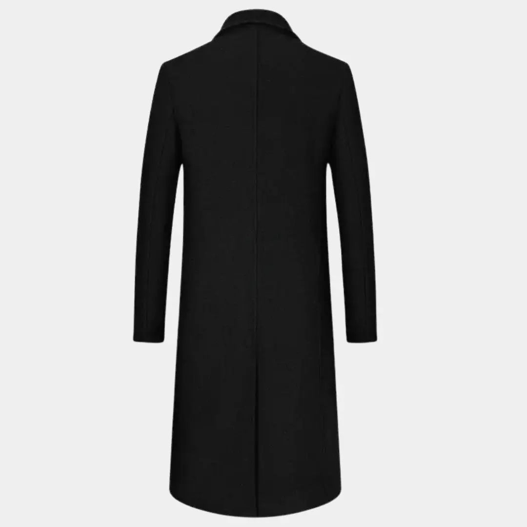 Men's Wool Blend Trench Coat