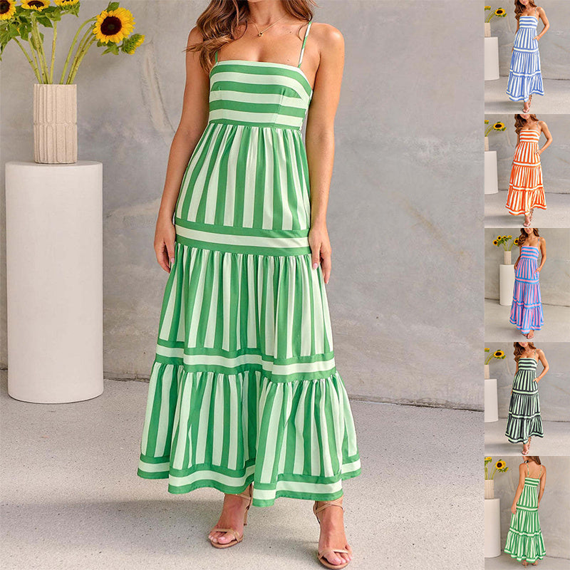 Maxi Dress with Ruffles