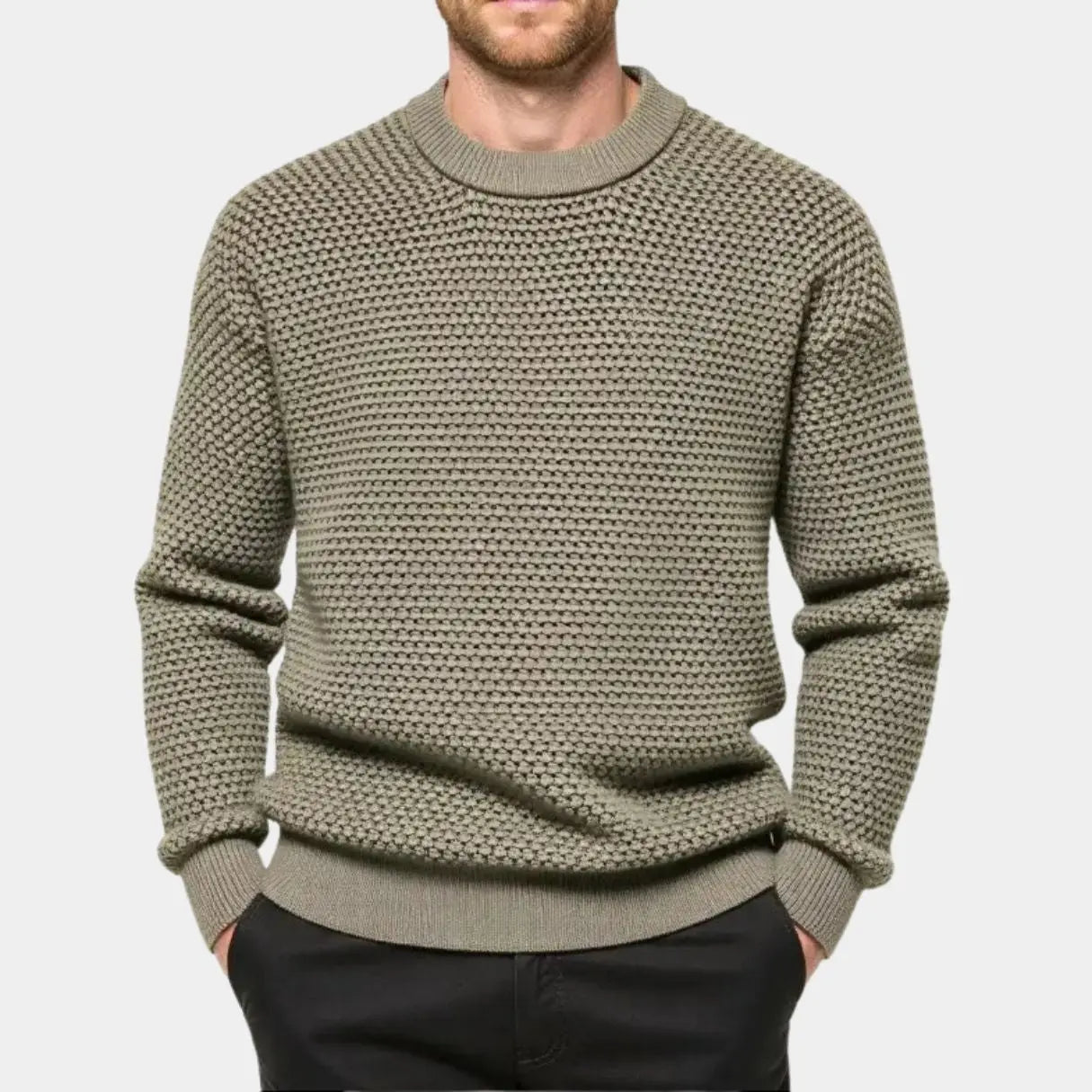 Textured Old Money Pullover