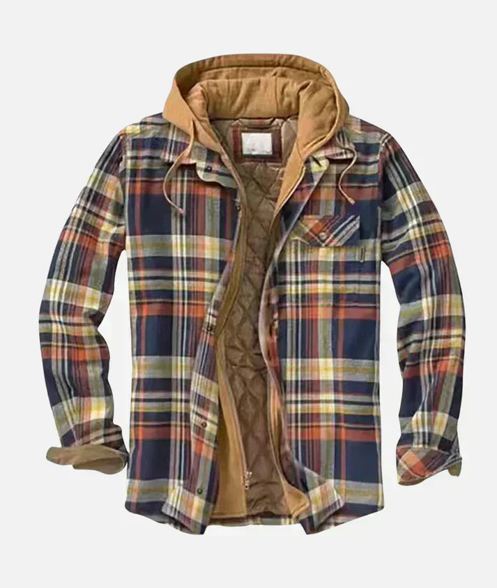 Alain – Patchwork Checkered Jacket