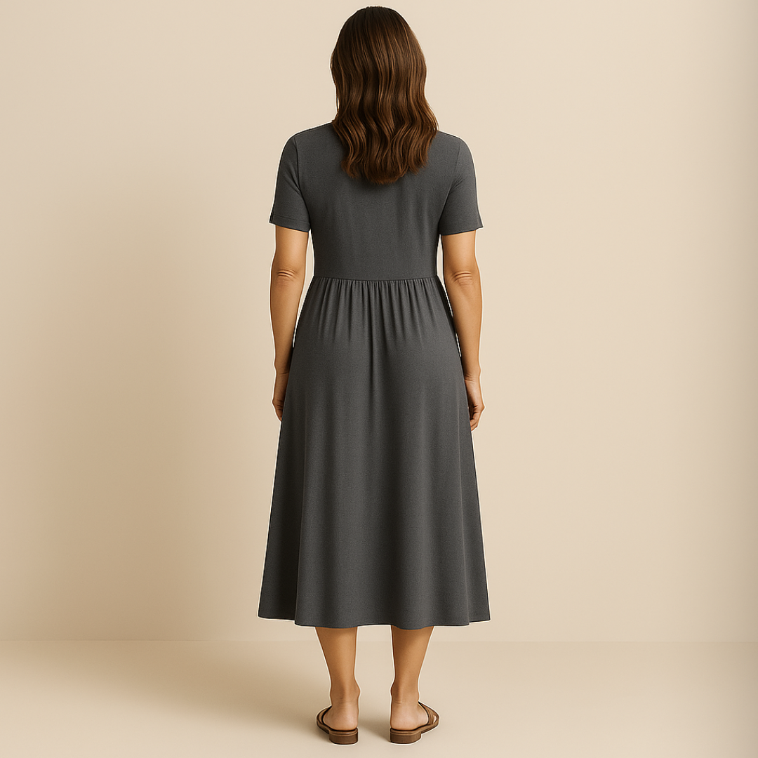 Mira Short-Sleeve Dress