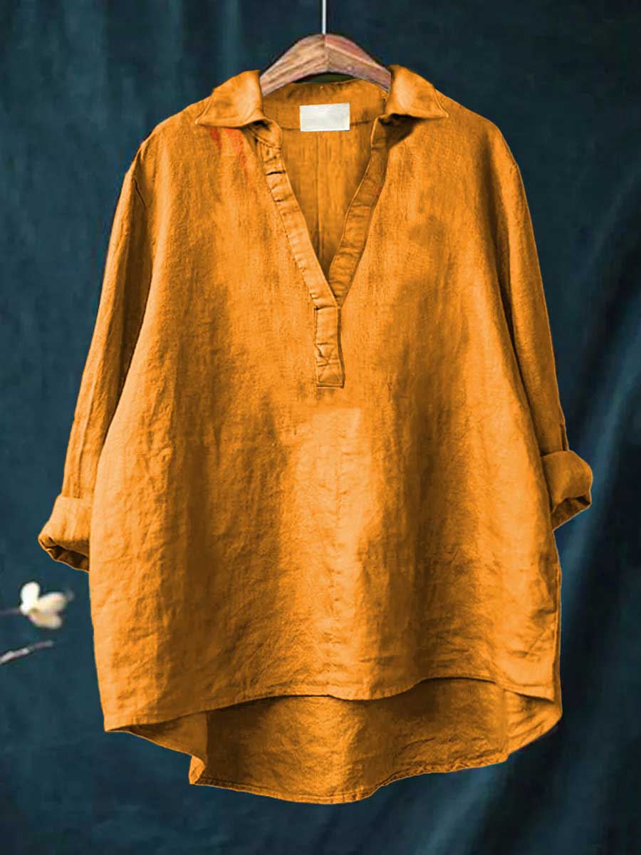 Andrea™ - Linen Blouse