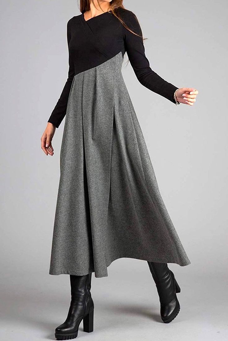 Paola | Maxi Dress with Long Sleeves