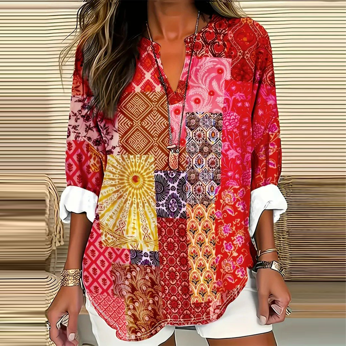 Flame View Long Sleeve Top
