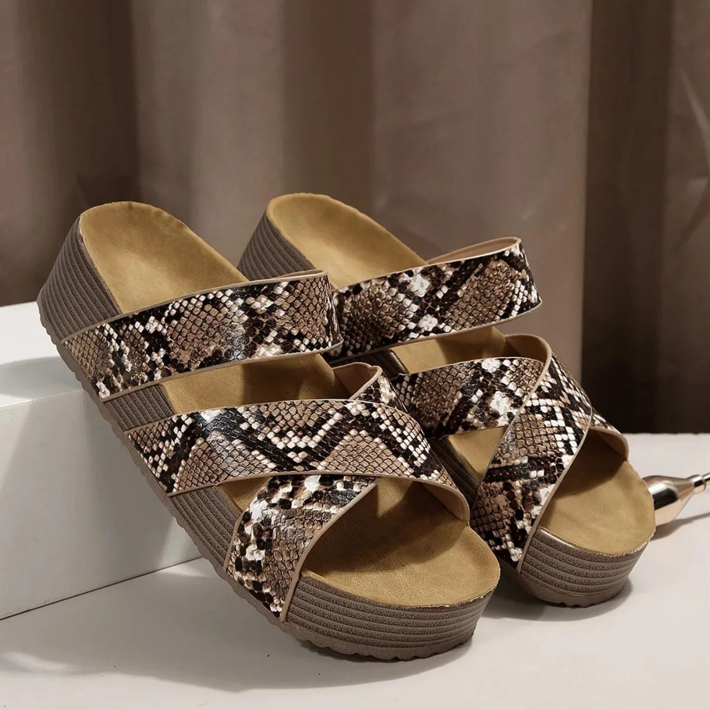 Abigail™ – Orthopedic Leather Strap Summer Sandals
