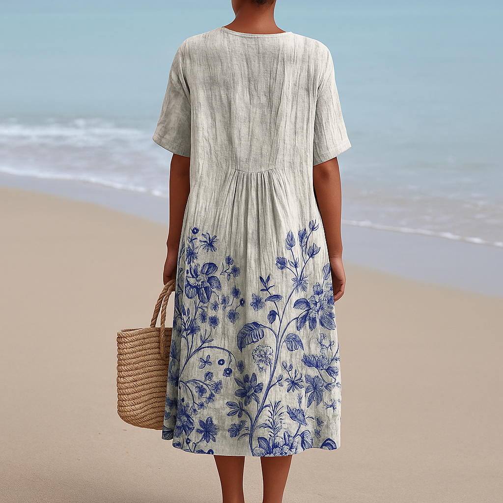 ÉLOÏSE | Porcelain Printed Dress