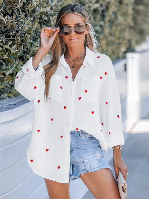 Heartfelt Women's Blouse