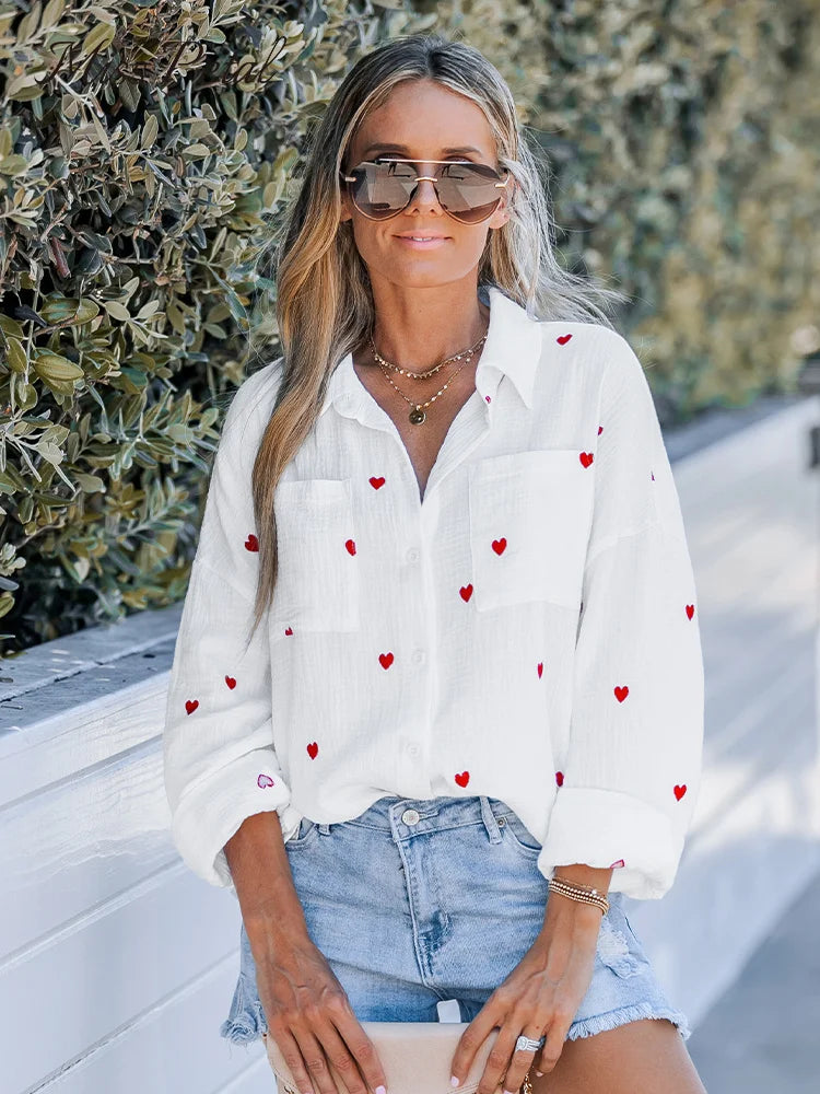 Heartfelt Women's Blouse