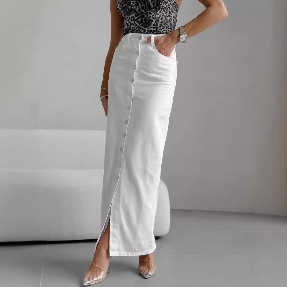 Button Time Women's Skirt