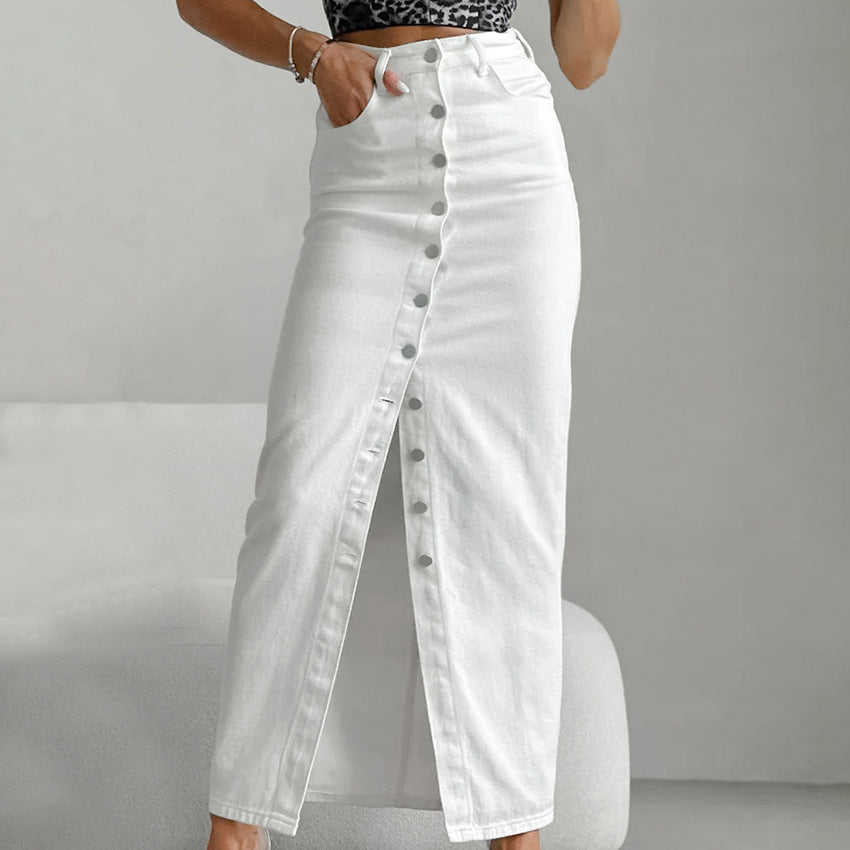Button Time Women's Skirt