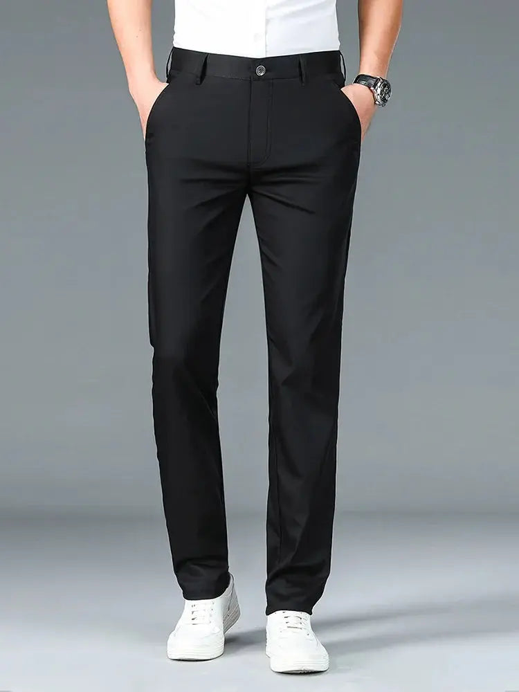 Sustainable Straight Pants Made from Bamboo Fabric