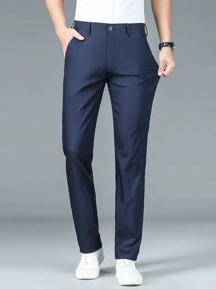 Sustainable Straight Pants Made from Bamboo Fabric