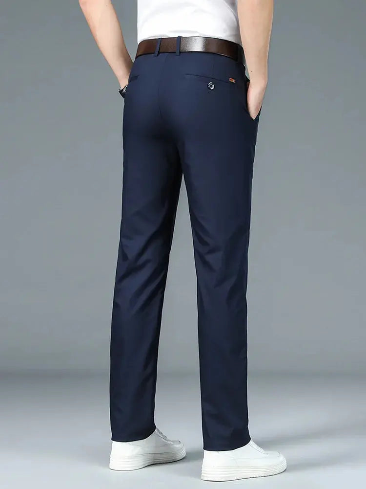 Sustainable Straight Pants Made from Bamboo Fabric