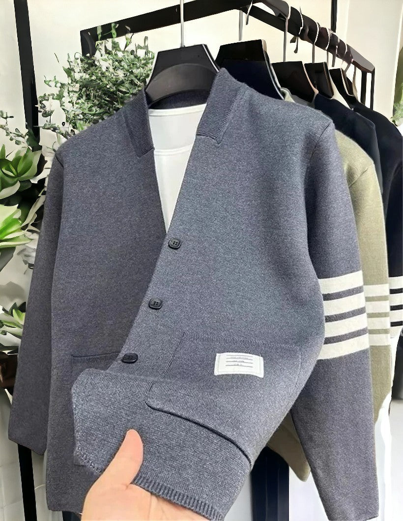 Svend - Cotton Blend Cardigan - Cardigan