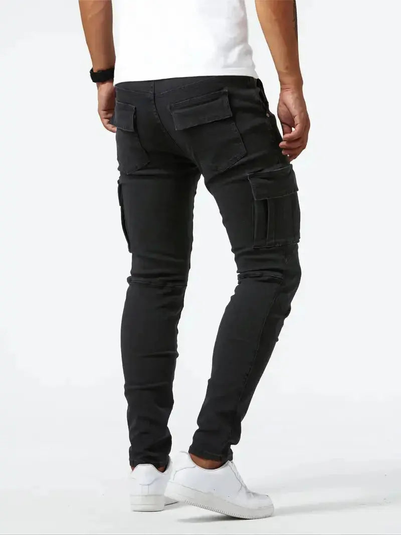 Denim Jeans Cargo Pants