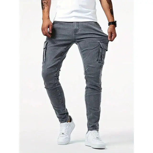 Denim Jeans Cargo Pants