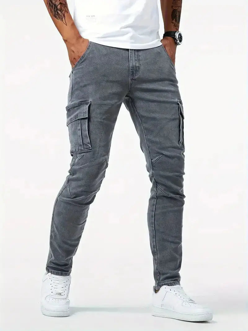 Denim Jeans Cargo Pants