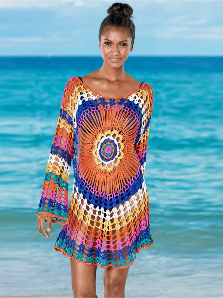 Annabelle | Rainbow Crochet Top