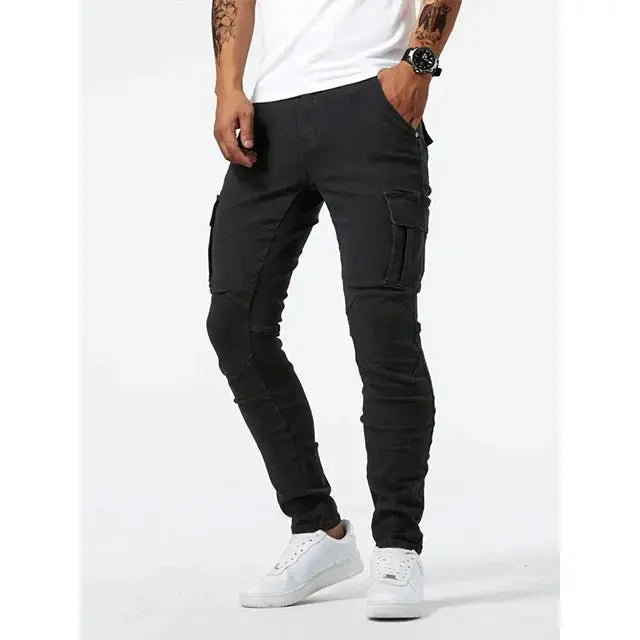 Denim Jeans Cargo Pants
