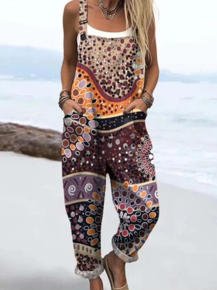 Sahari | Tribal Print Overalls
