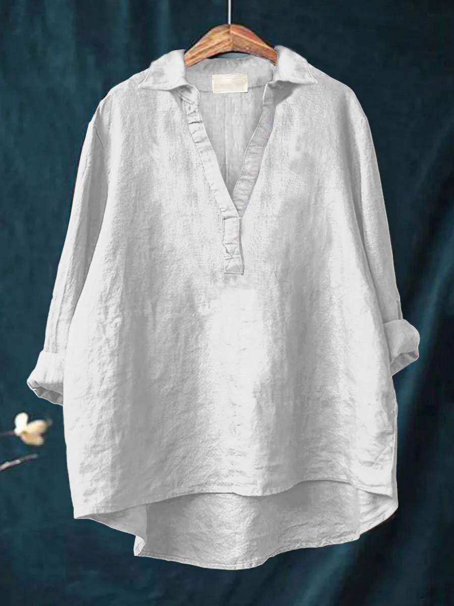 Andrea™ - Linen Blouse