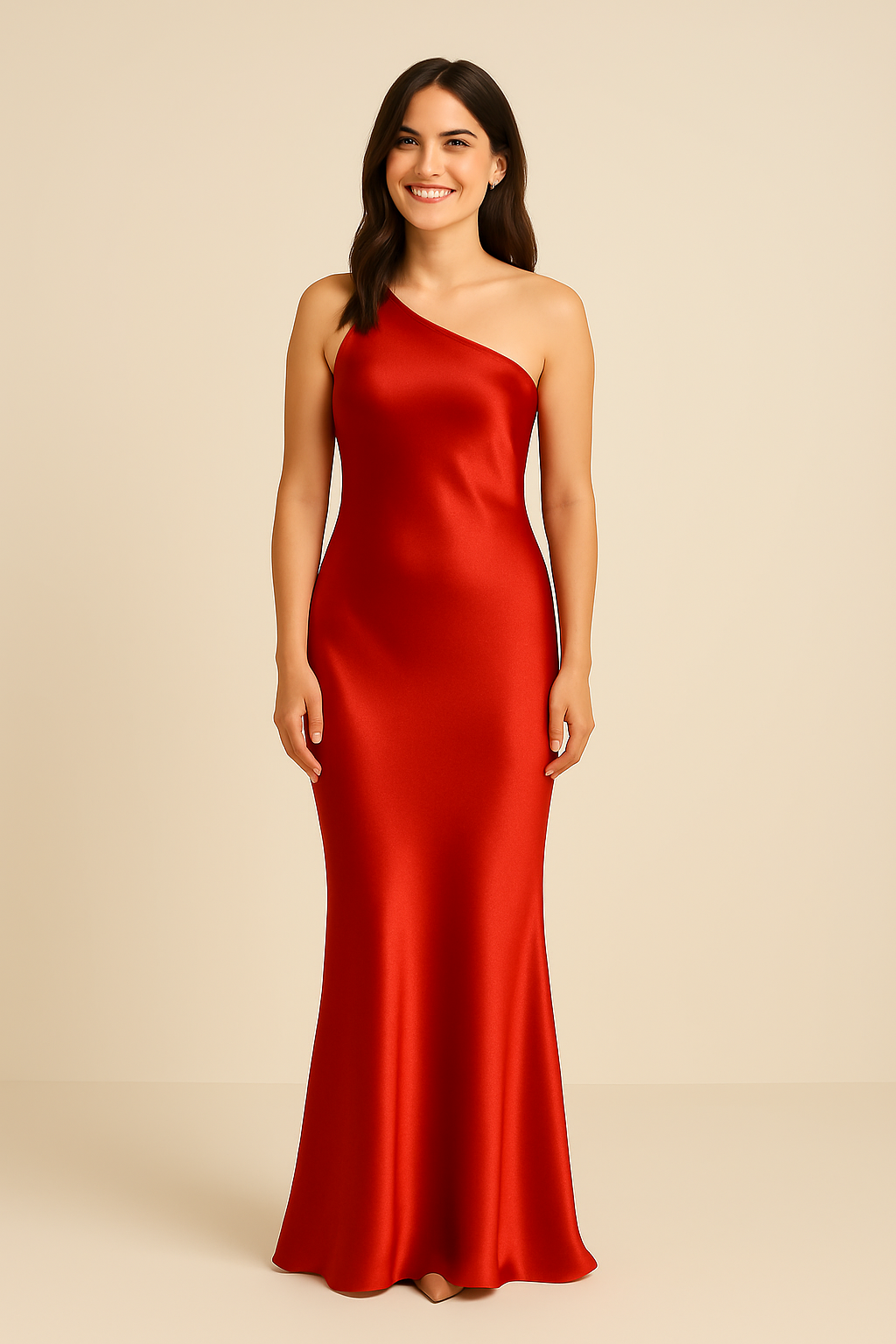 SOHO | Festive Backless Women's Satin Dress Airy & Light