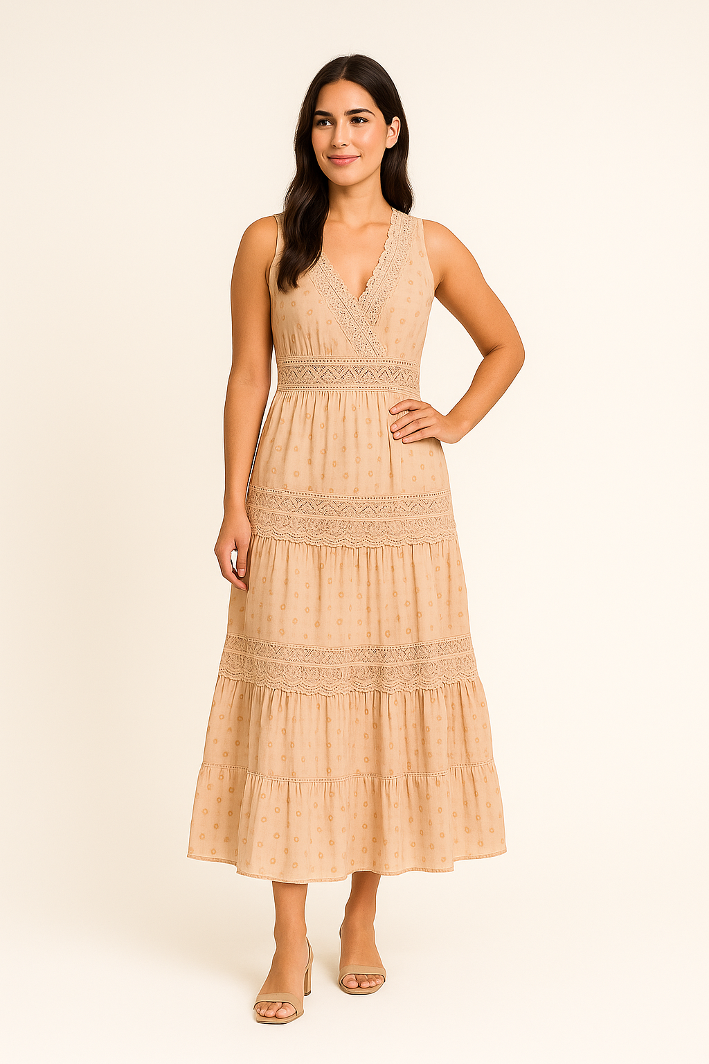 SOHO | Festive Women's Boho Maxi Dress Airy & Light