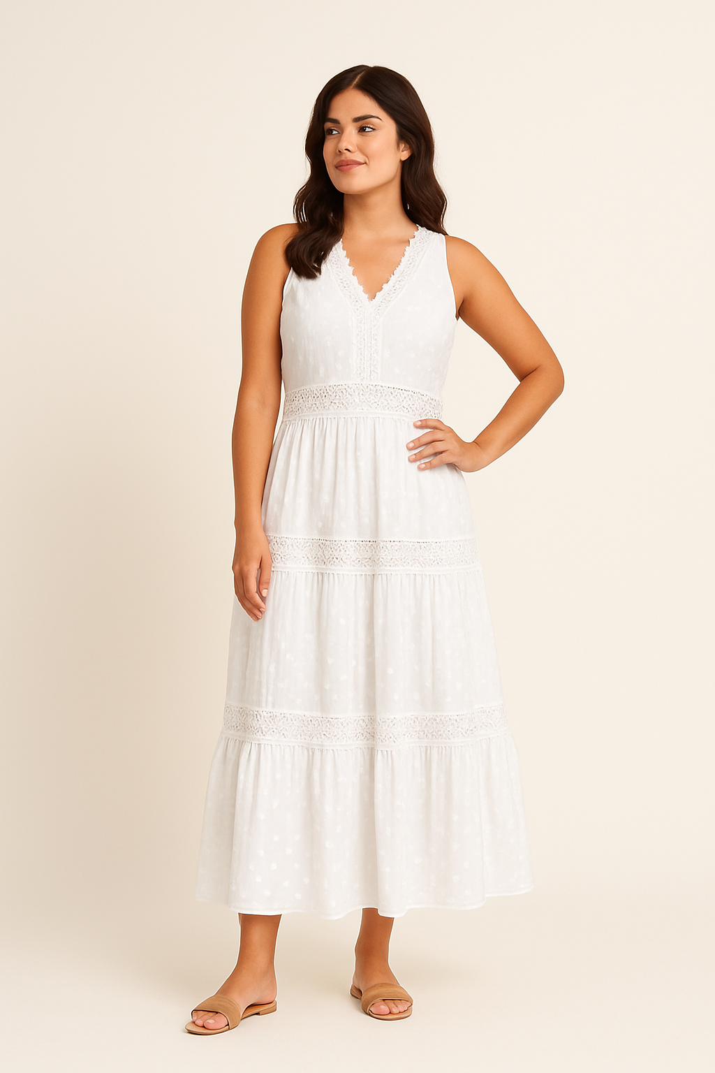 SOHO | Festive Women's Boho Maxi Dress Airy & Light
