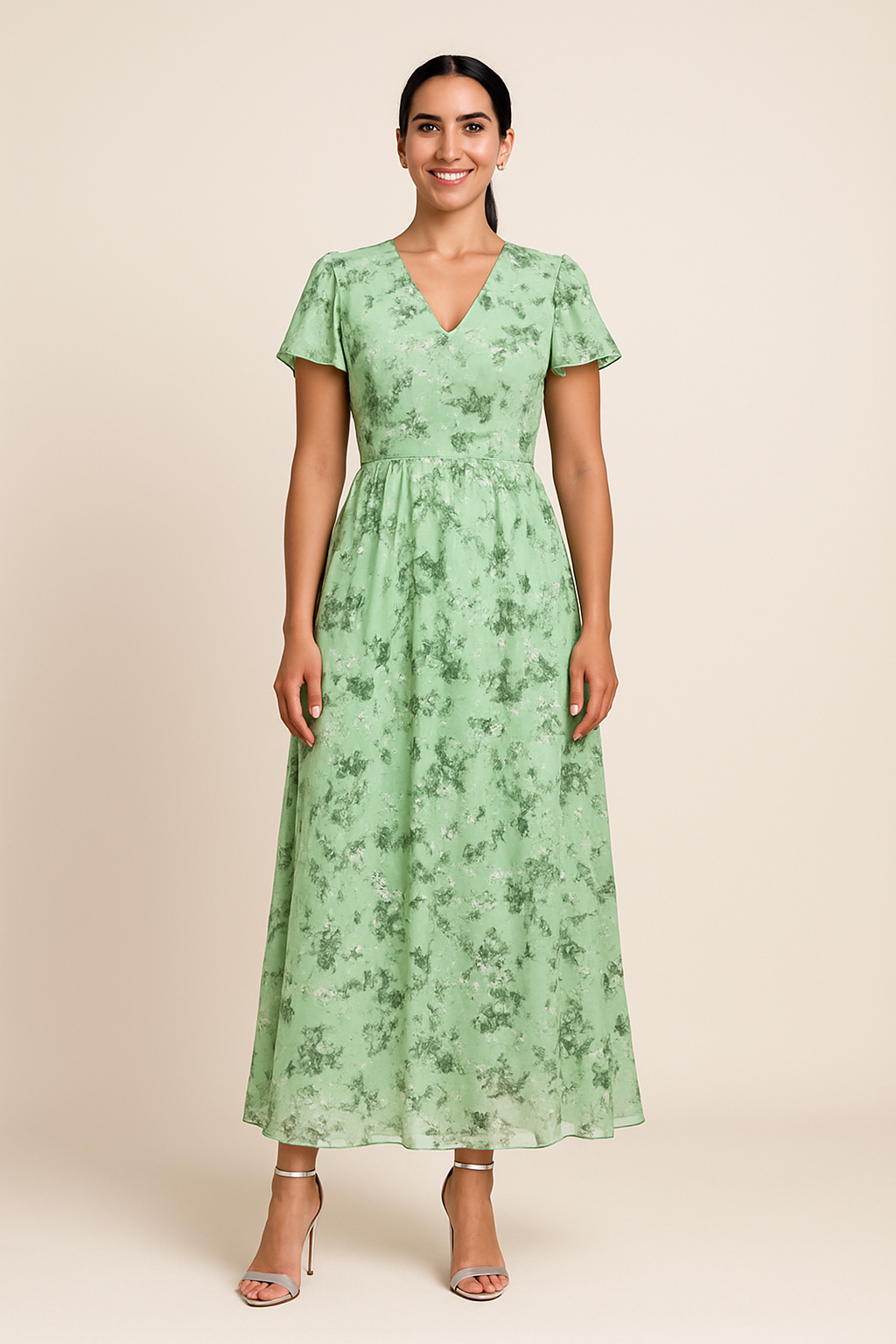 SOHO | Breathable Women's Midi Dress Elegant for Summer